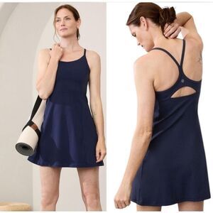 Athleta Vital Athletic Dress Sleeveless Navy Size SP